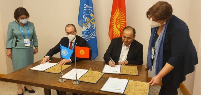 The Ministry of Health of the Kyrgyz Republic and WHO signed a two-year cooperation agreement for 20