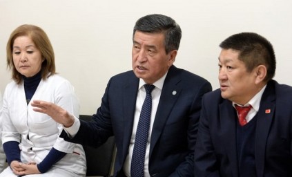 Президент КР Сооронбай Жээнбеков ознакомился с работой в противотуберкулезной службы Кыргызстана